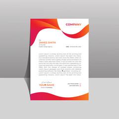 Corporate Modern Business Office Letterhead Design Template Vector EPS Fully Layred Creative & Clean business stylish letterhead corporate project design print with vector & illustration