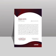 Corporate Modern Business Office Letterhead Design Template Vector EPS Fully Layred Creative & Clean business stylish letterhead corporate project design print with vector & illustration