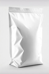 Front View of Blank Snack Paper Bag Package