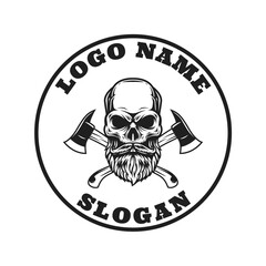 Skull Graphic Logo Design