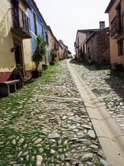 Streets of Granadilla, Community of Extremadura, Cáceres, Spain
