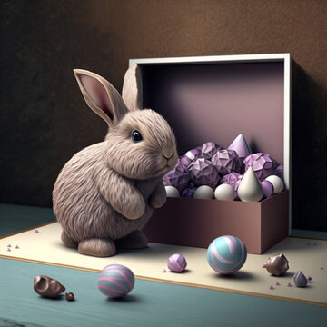 3D Pascoa And Icons Of Chocolate Eggs 06