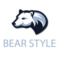 bear style vector head