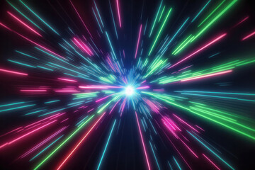 Warp Speed: Journey Through the Multiverse. Generative Ai