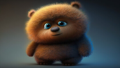 cute fuzzy bear
