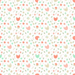 seamless pattern with apples