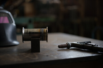 Work welding ferrule tubes
