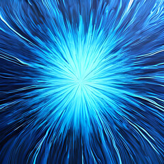 Blue Abstract Background, Blue Abstract Painting, Generative AI