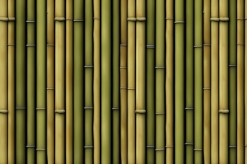 Bamboo Bliss: A Serene Wall Background Pattern. Generative AI