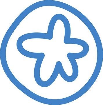 recommend clip art: Continuous blueberry line art Colored lines of fruit element