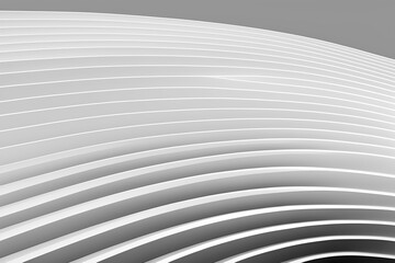 abstract of white lines background, minimal dynamic shape, 3d rendering