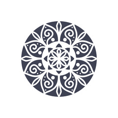 Circular pattern in form of mandala. Oriental pattern, vector illustration. Islam, Arabic, Indian, turkish, pakistan, chinese, ottoman motifs