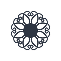 Circular pattern in form of mandala. Oriental pattern, vector illustration. Islam, Arabic, Indian, turkish, pakistan, chinese, ottoman motifs