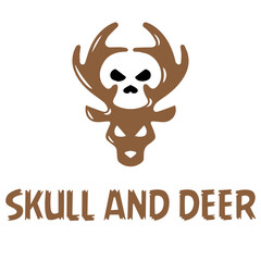 skull and deer