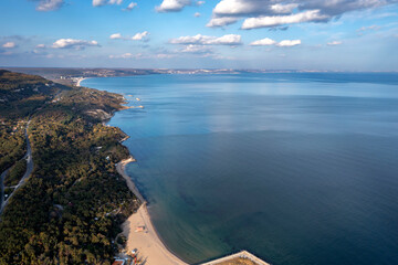 Amazing coastline  to Cape Kaliakra, a long and narrow headland of the northern Black Sea Coast,  Bulgaria
