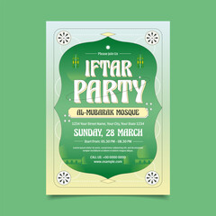 Iftar Party Flyer Print Template