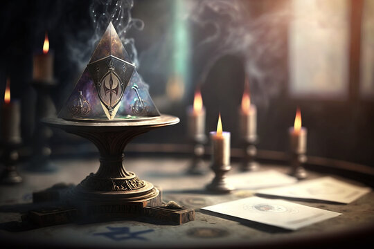 tarot cards and smoke freemasonry symbols