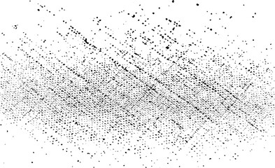 Obraz premium Vector fabric texture. Distressed texture of weaving fabric. Grunge background. Abstract halftone vector illustration. Overlay to create interesting effect and depth. Black isolated on white. EPS10. 