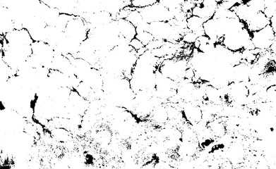Naklejka premium Scratched and Cracked Grunge Urban Background Texture Vector. Dust Overlay Distress Grainy Grungy Effect. Distressed Backdrop Vector Illustration. Isolated Black on White Background. EPS 10.