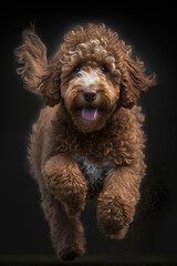 Active Labradoodle Front View Running
Active Dog Month April 2023
