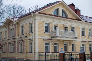 Fototapeta premium old houses in the city