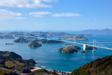 Naklejka premium 来島海峡大橋
