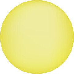 Yellow Gradient Circle