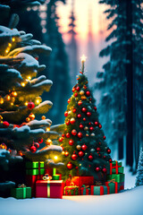Enchanting Christmas Tree Wonderland | High-Quality Holiday Tree Images for Your Creative Design Projects