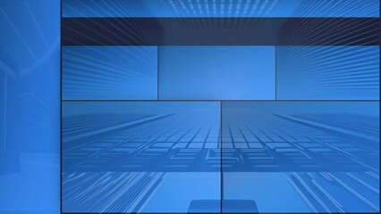 Obraz premium Background for Power BI Dashboard, Blue, generative AI