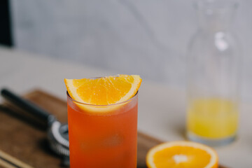 Garibaldi cocktail booze orange and bitter