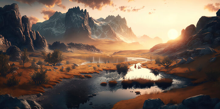Amazing landscape, landscape wallpaper © Fernando