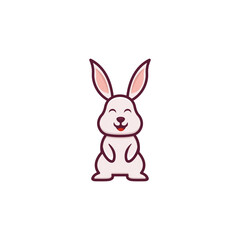 rabbit and ear vector design 
