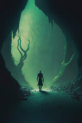 Obraz premium Epic Fantasy Landscape