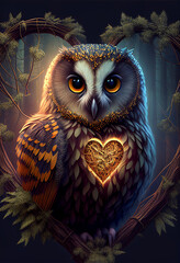 Owl heart