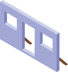 Paintball target icon isometric vector. Paint gun. Emblem shooting