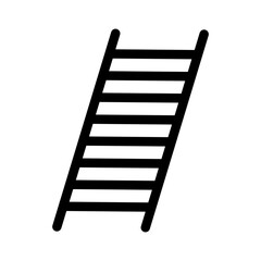 Ladder icon. Climbing the ladder. Vector.