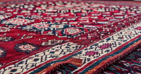 home decor vintage handmade turkish rug carpet - ethnic design - generative art