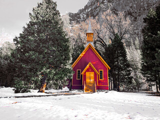 church in the mountains