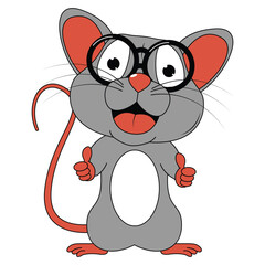 cute mouse animal cartoon