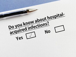 Question about hospital acquired infections
