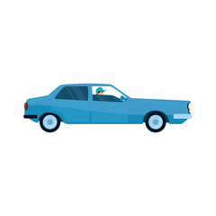 Obraz na płótnie Canvas blue car design