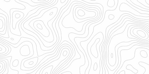 Topographic map. Geographic mountain relief. Abstract lines background. Contour maps. Vector illustration, Topo contour map on white background, Topographic contour lines vector map seamless pattern.