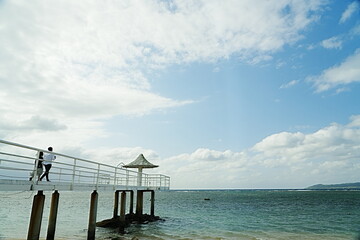 pier on the beach