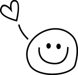 vector simple cute emoticon icon