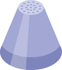 Cake icing nozzles icon isometric vector. Bag pastry. Tip decorating