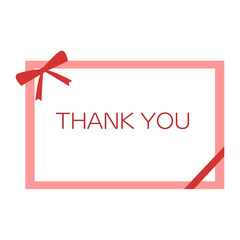 感謝のメッセージカード