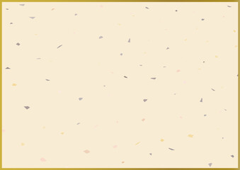 金のふちどりのある和紙の背景素材