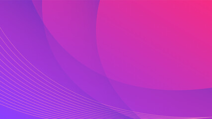 Modern Abstract Background Fluid Liquid Wave Lines and Purple Pink Gradient Color