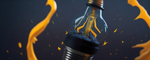 illustration of a burning candle