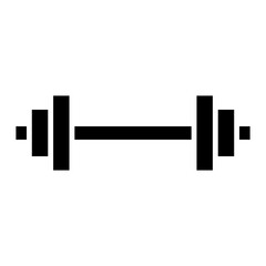 Illustration of Barbell design Solid Icon